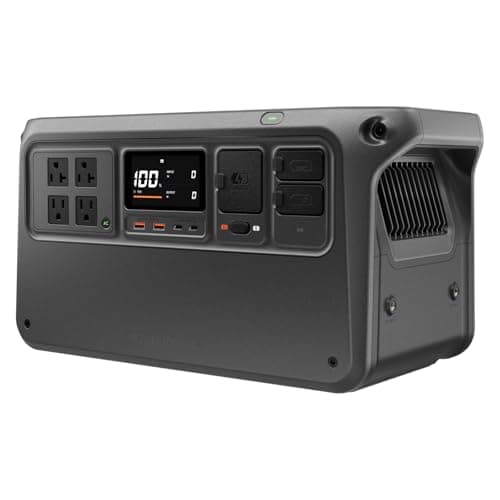 DJI Power 1000 V2 ポータブル電源 1024Wh 大容量 LFPバッテリー コンパクトサイズ 2600Wの安定出力 37分で0-80%充電 家庭用発電機 キャンプ RV オフグリッド キャンプ&RV車中泊 節電 停電対策 防災グッズ 非常用電源