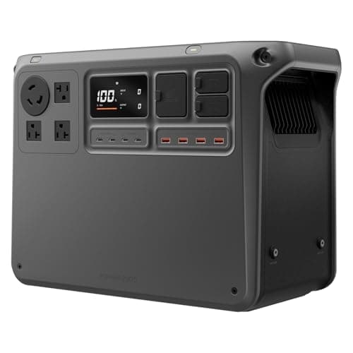 DJI Power 2000 ポータブル電源、2048Wh LFPバッテリー、コンパクトサイズ、大容量 2700Wの安定出力、85分で0-80%充電、家庭、キャンプ＆RV、オフグリッド、停電用発電機 キャンプ&RV車中泊 節電 停電対策 防災グッズ 非常用電源