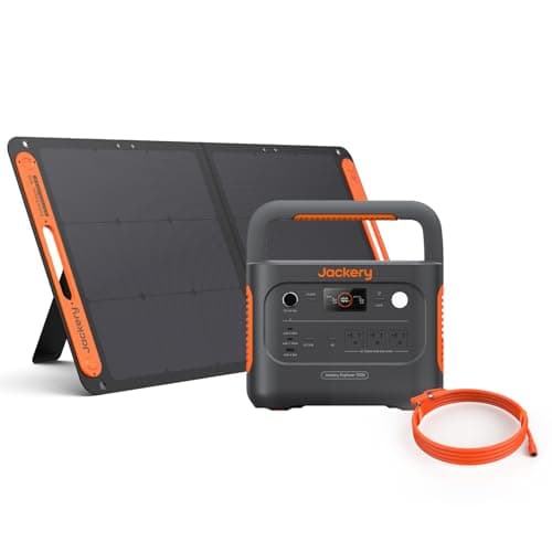 Jackery Solar Generator 1000 New 1070Wh ポータブル電源 100W ソーラーパネル 1枚 接続用5M延長コード 1本 3点セット 60分でフル充電 リン酸鉄 長寿命 バッテリー 定格出力1500W 瞬間最大3000W 家庭用 アウトドア用 防災 UPS機能 アプリ遠隔操作 純正弦波 AC100V 50Hz/60Hz対応
