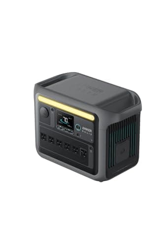 Anker Solix C1000 Portable Power Station ポータブル電源 1056Wh 58分急速充電 高出力AC(定格1500W / 瞬間最大2000W / SurgePad 2000W, 6ポート) 長寿命10年 リン酸鉄 コンパクト設計 拡張バッテリー対応(別売り) パススルー機能 アプリ遠隔操作 キャンプ 節電対策 停電対策 防災安全協会推奨 (ダークグレー)